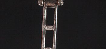 MANSCHETTKNAPPAR, silver 925, pärlemor, Italien 2000-tal. Vikt ca 7,9 g.