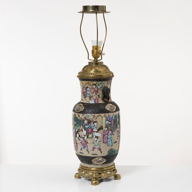 Table lamp, China, first half of the 20th century.