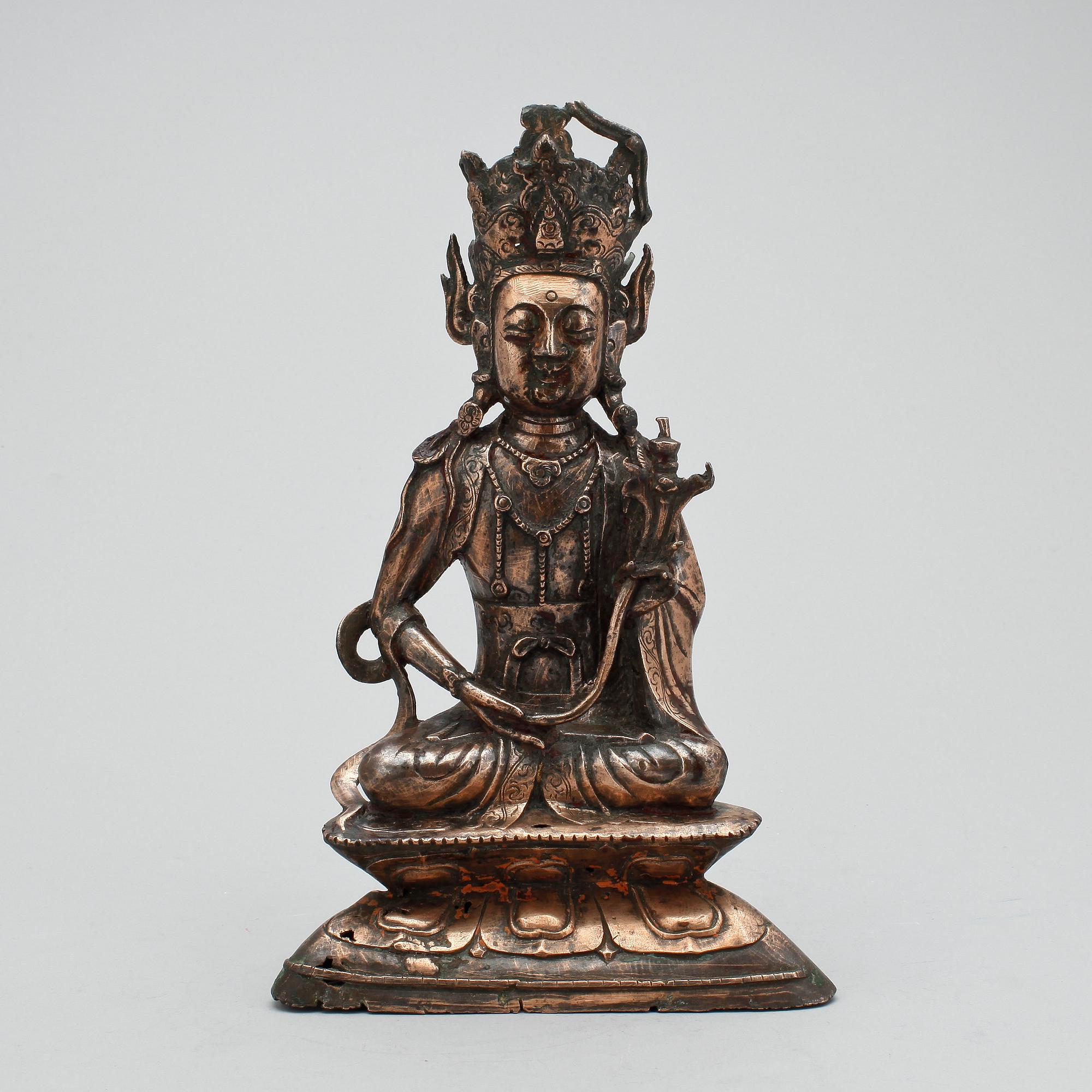BODHISATTVA, brons, sydostasien, 1900-tal.