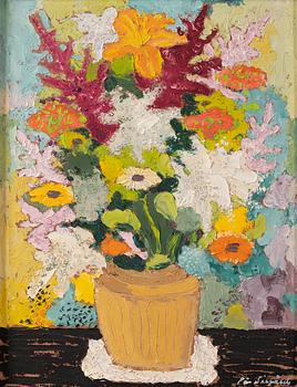 Pär Siegård, Still life with flowers.