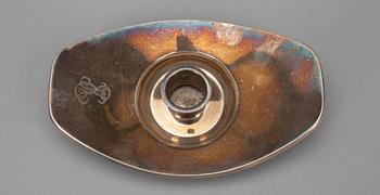 LJUSSTAKE, silver, Bertel Gardberg, Kultakeskus, Tavastehus, 1958. Vikt 75,5.