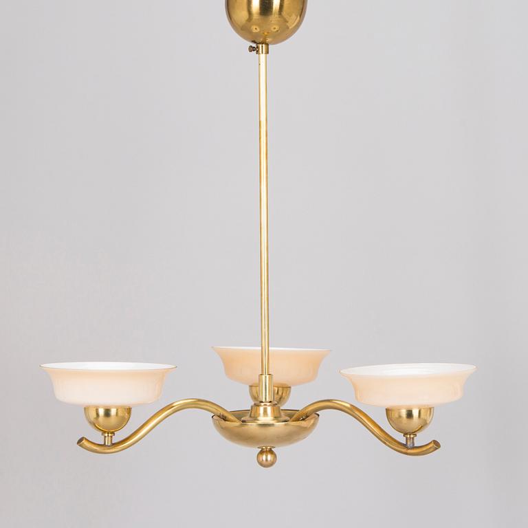 Paavo Tynell, taklampa modell 1411/3 Taito, 1930-tal.