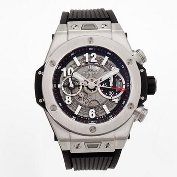 HUBLOT, Big Bang, Unico Titanium, flyback chronograph, wristwatch, 45 mm,