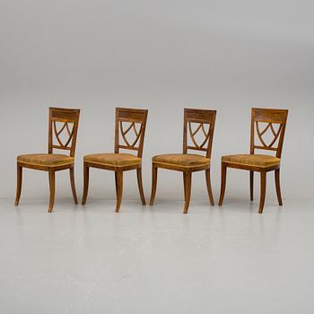 STOLAR, 4 stycken, engelsk stil, 1800-tal.