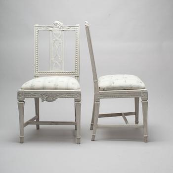 STOLAR, ett par, gustavianska, Lindome, sekelskiftet 1800.