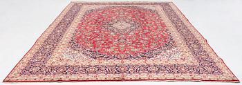 Carpet, Keshan, approx. 400 x 300 cm.