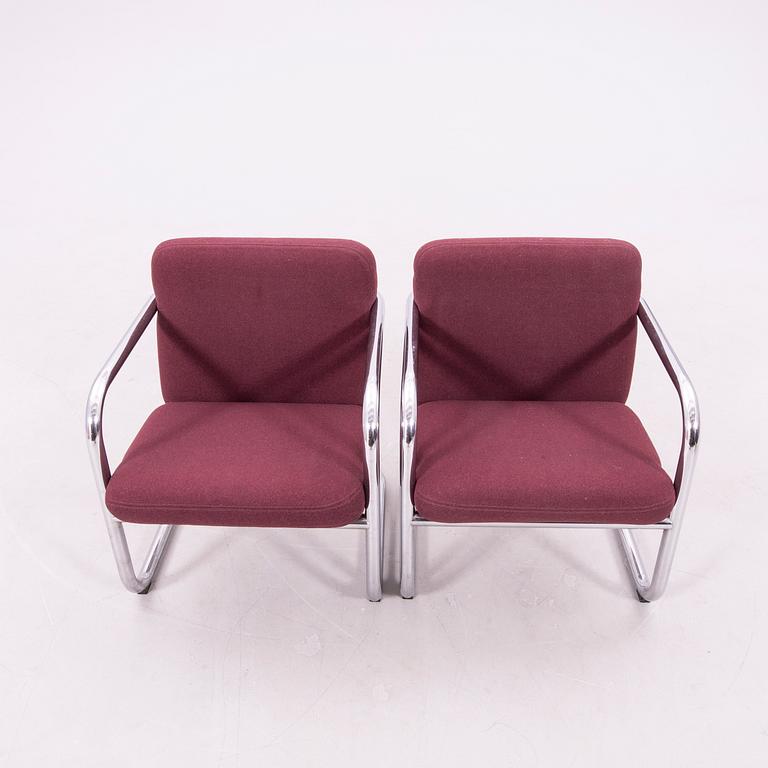 Börge Lindau & Bo Lindenkrantz, armchair "S70-4" Lammhults 1968.