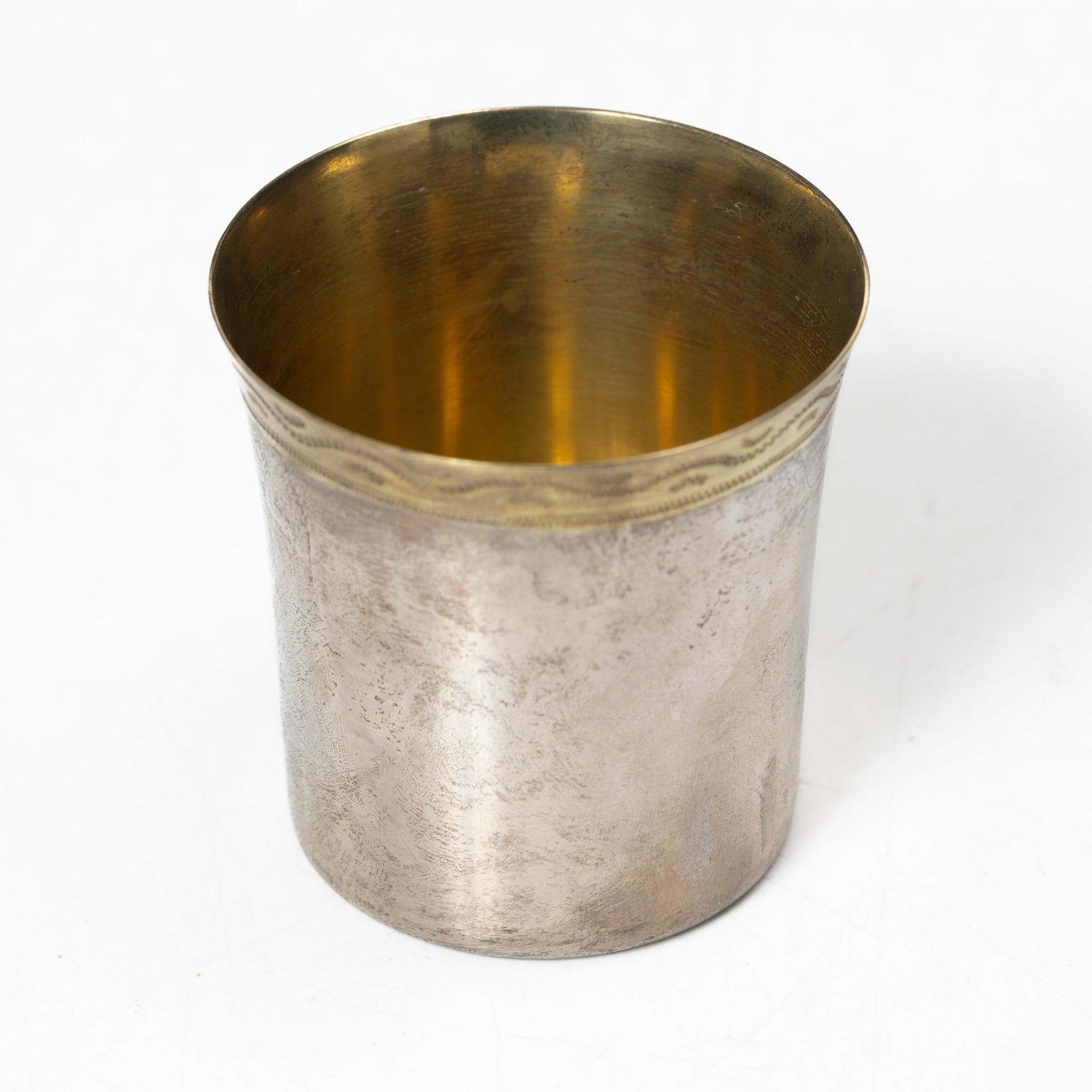 C.G. Hallberg, Six silver cups, Stockholm 1955.