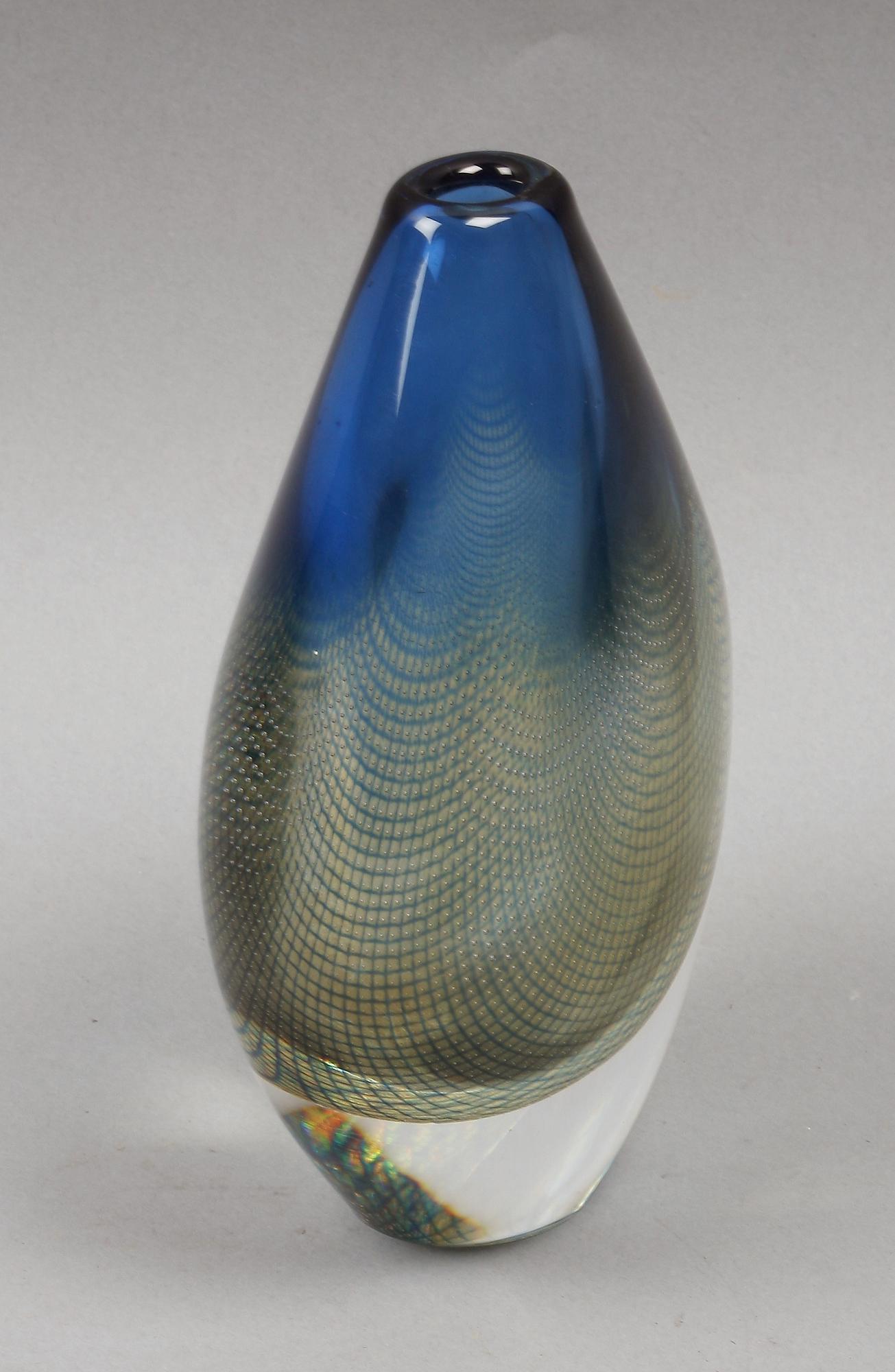 VAS, glas, Sven Palmqvist. Sign Kraka nr 349 Orrefors.