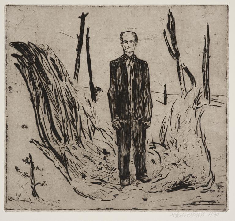 Hans Wigert, Man by the road.