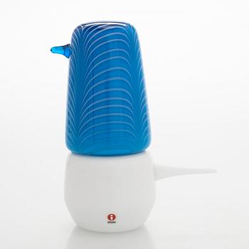 Matti Klenell, lasilintu, "Korpi Veli", signeerattu M. Klenell Iittala.