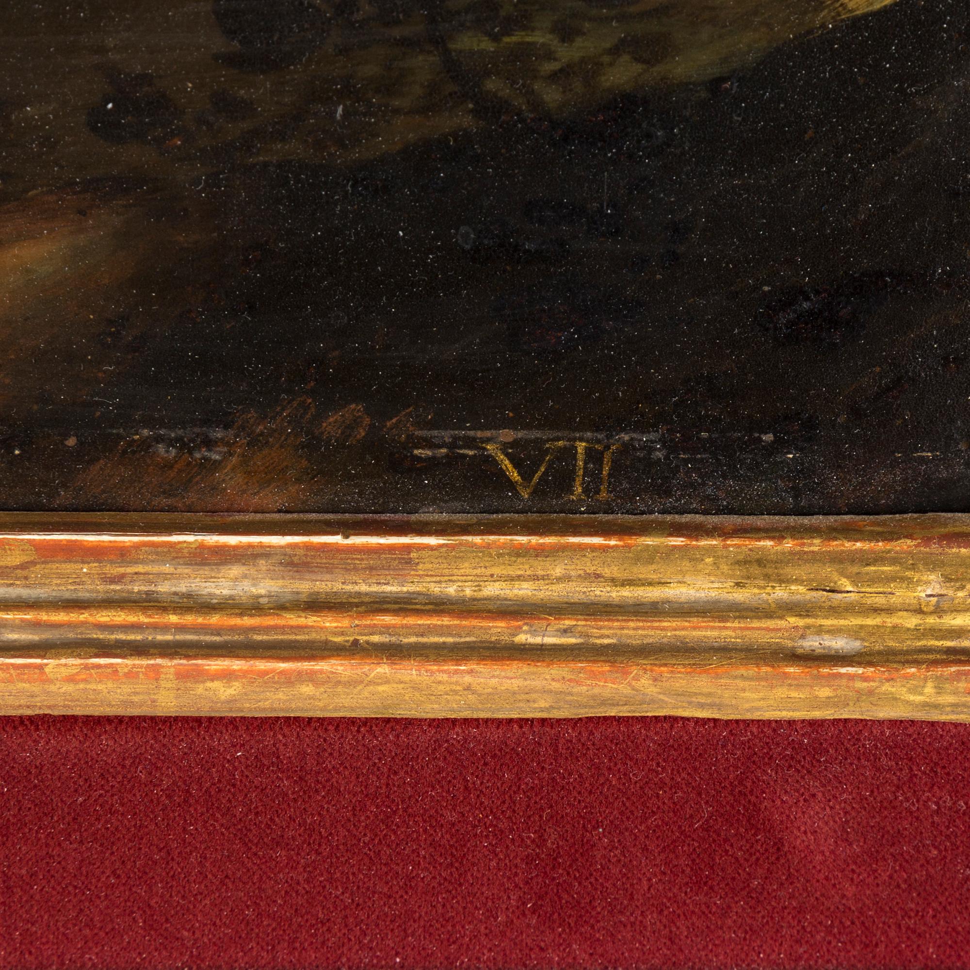 SIMON DE VOS, follow of, copper panel.
