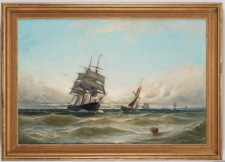 Christian Fredrik Swensson (Svensson), Naval scene.