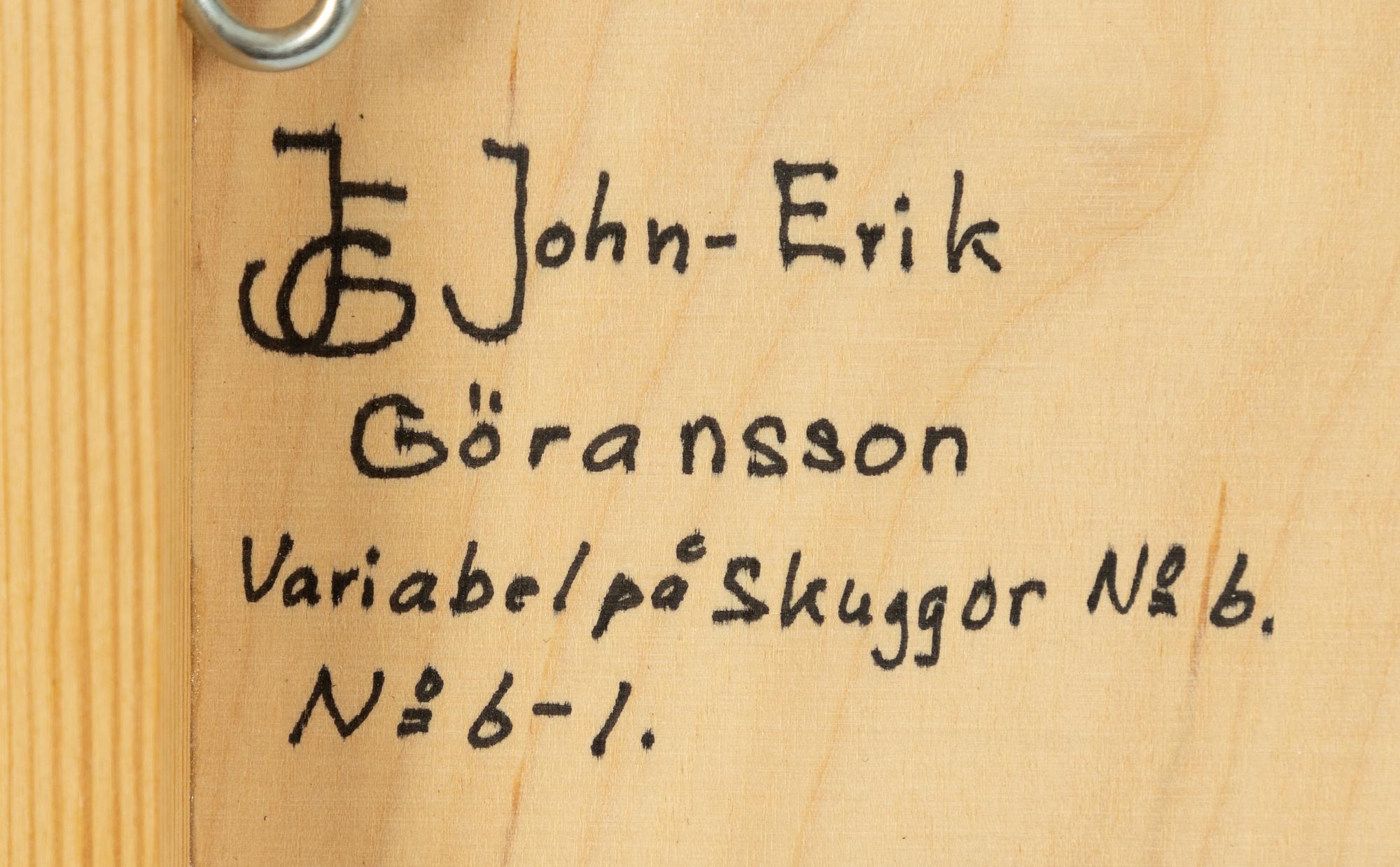 John-Erik Göransson, "Variabel på skuggor" (No 6).
