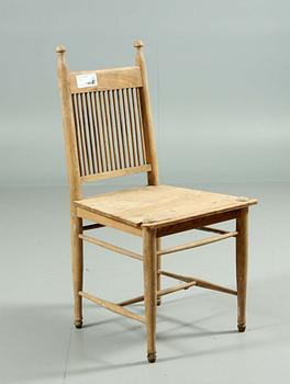 STOL, "Arbetarmöbeln" design Carl Westman, formgiven 1899.