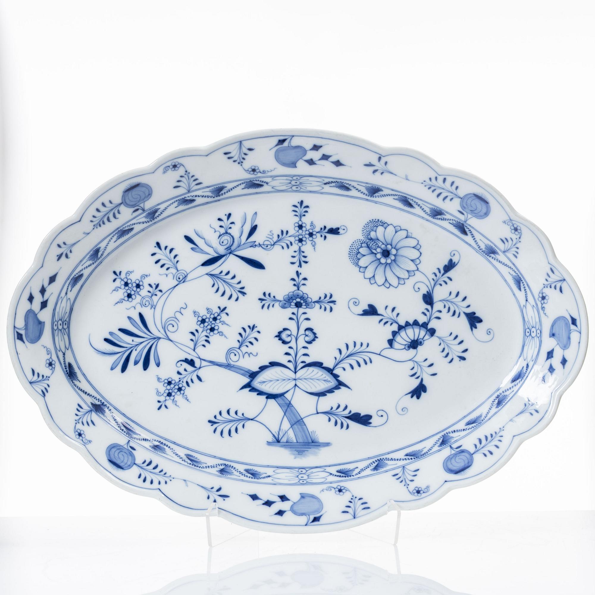 Serveringsfat, porslin, Meissenstadt, Tyskland.