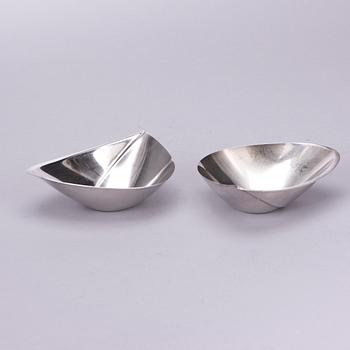 FAT, 2 st, silver, Tapio Wirkkala, Kultakeskus Tavastehus 1959-1962. Tot. vikt ca 184,2 g.