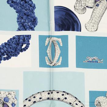 Cartier, scarf.