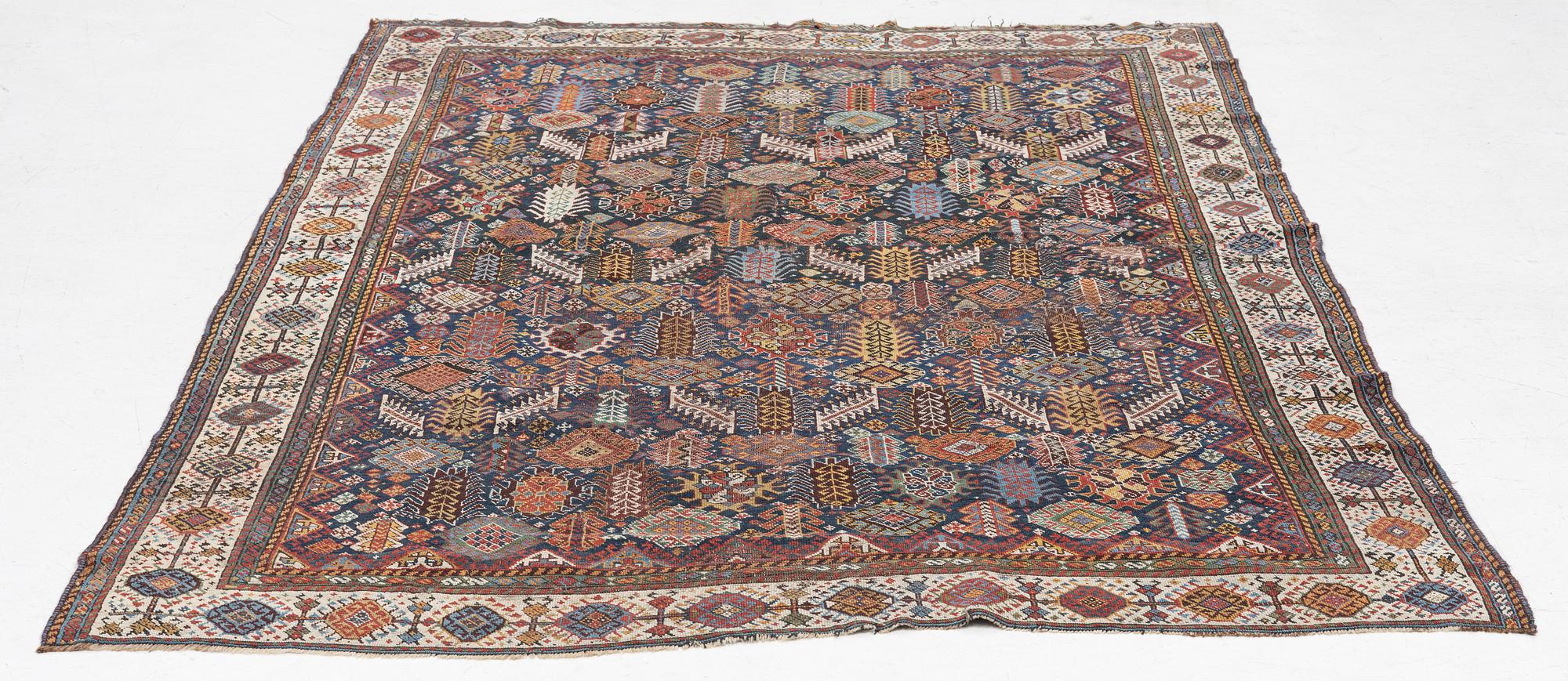 Matta, antik Qashqai, ca 237 x 165 cm.
