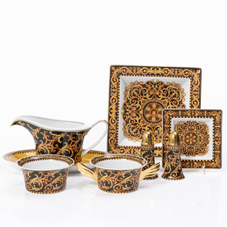 Versace, 16 'Barocco' service pieces, Rosenthal, Germany.