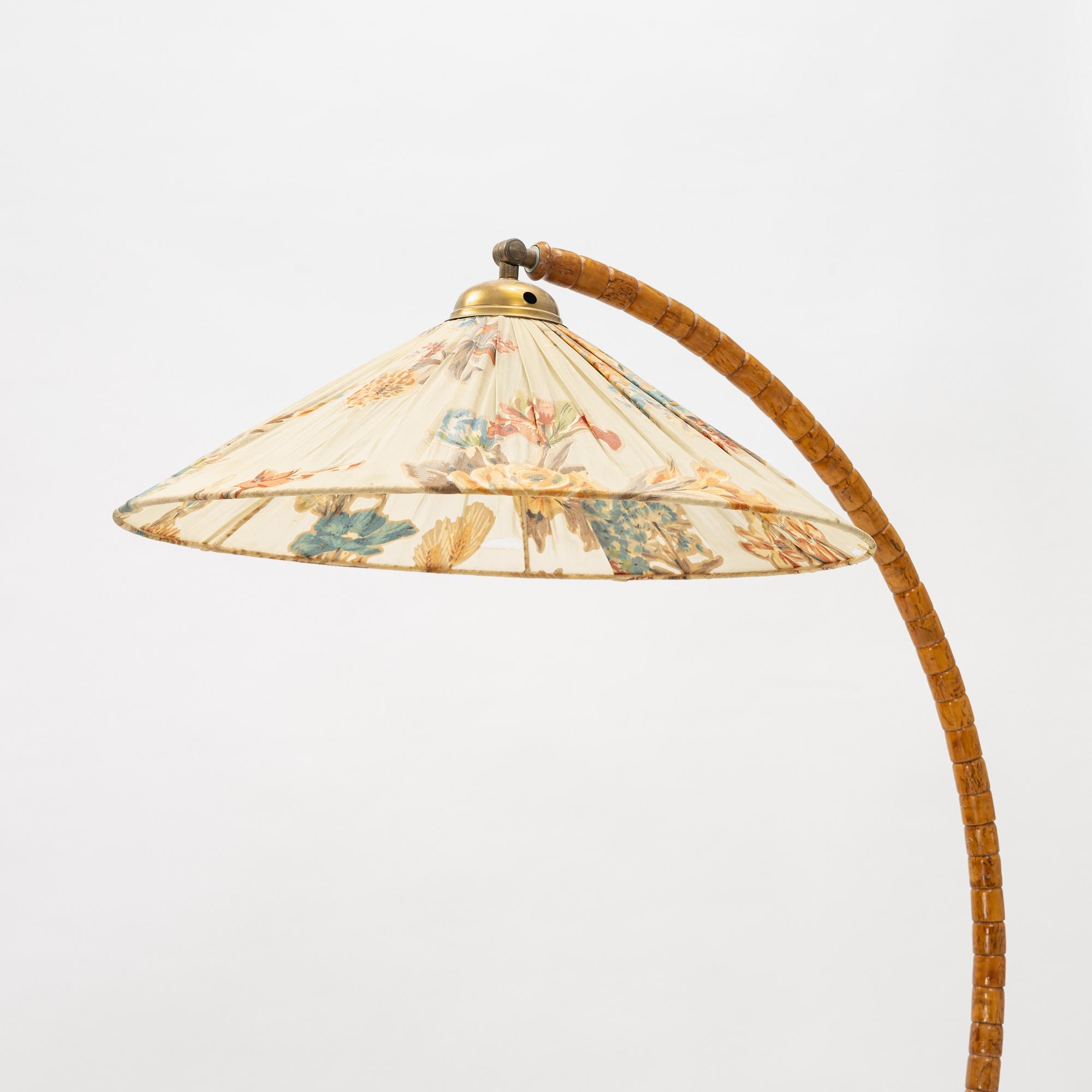 A Swedish Modern floor light, 1940's.