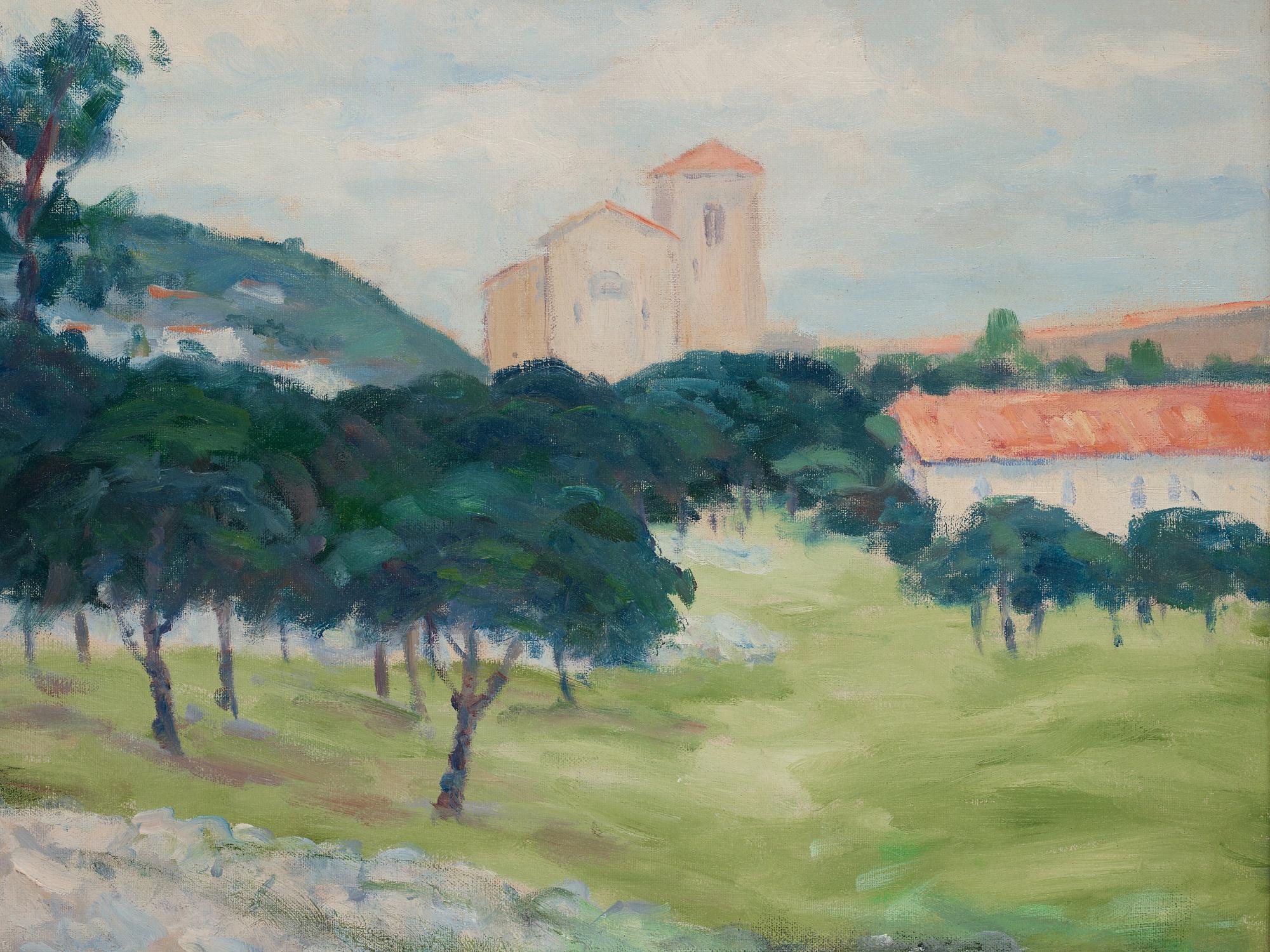 Sigrid Schauman, oil on canvas, signed with monogram.