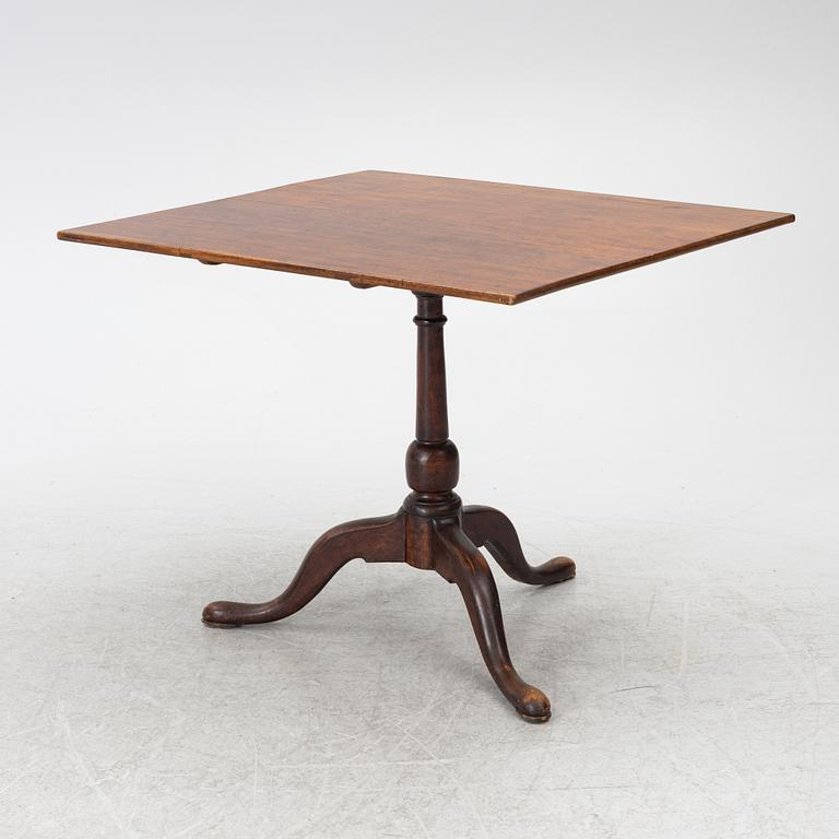 A folding table, first half of the 19th century.