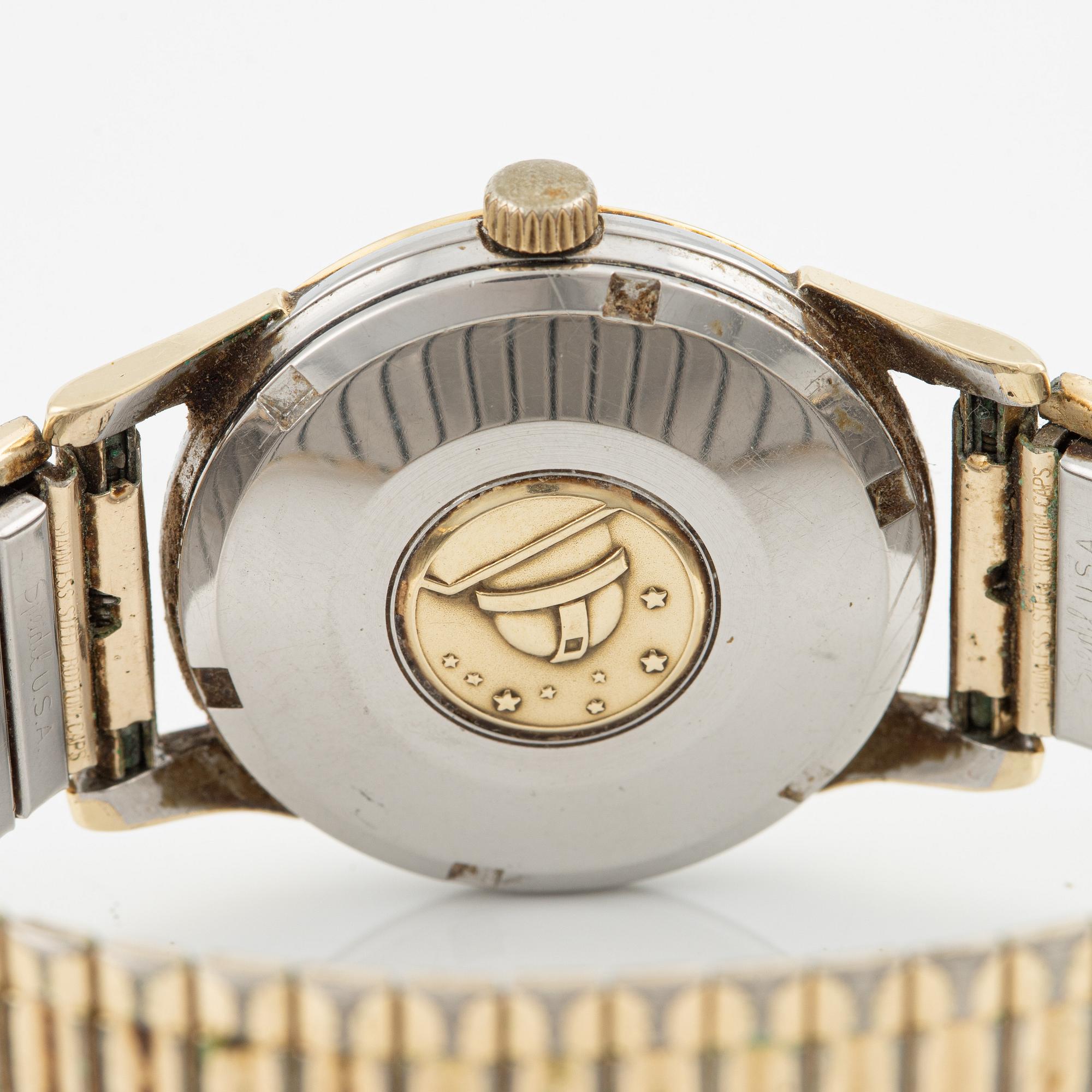 Omega, Constellation, "Pie-Pan", armbandsur, 34 mm.
