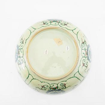 Bålskål, porslin. Qingdynastin, 1700-tal.