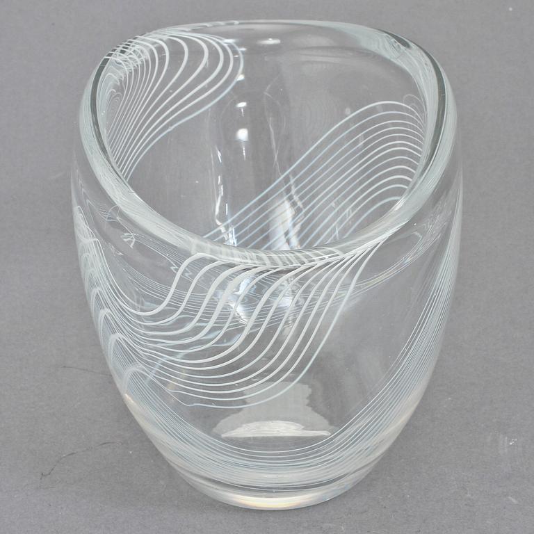 SKÅL, glas, Vicke Lindstrand, Kosta, 1900-talets andra hälft.