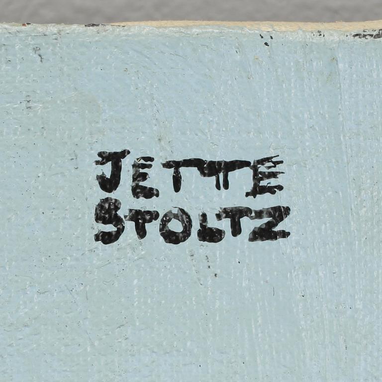 JETTE STOLTZ, olja på duk, signerad, daterad 1981-82 á tergo.