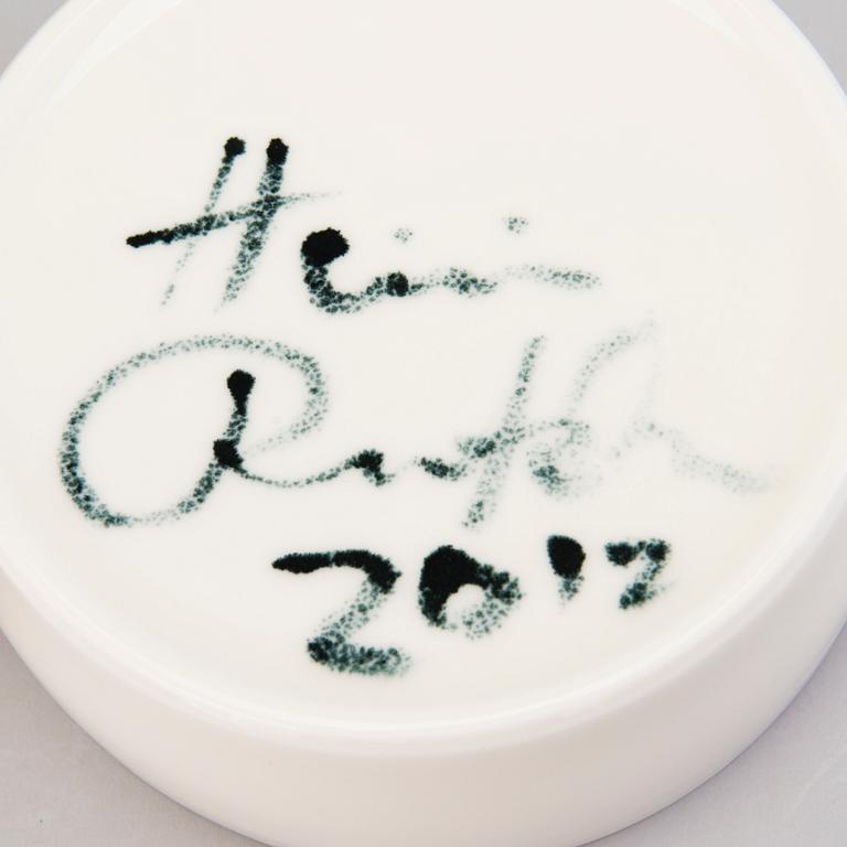 HEINI RIITAHUHTA, a porcelain 'Bird box' signed Heini Riitahuhta 2012.