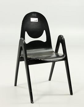 KARMSTOL, design Yngve Ekström för Södra snickeri. "Knockdown chair".