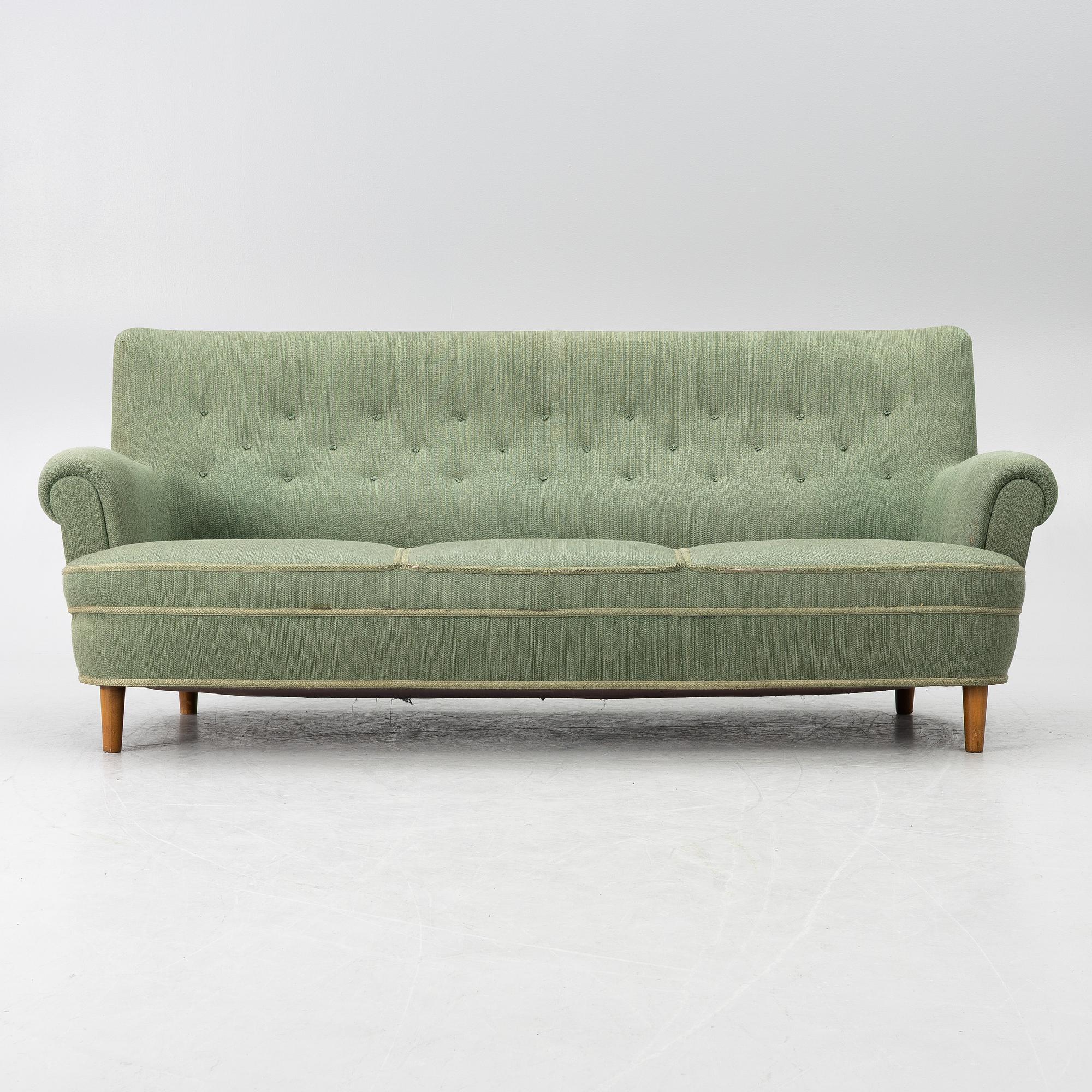 Carl Malmsten, sofa, "Hemmakväll", second half of the 20th century.