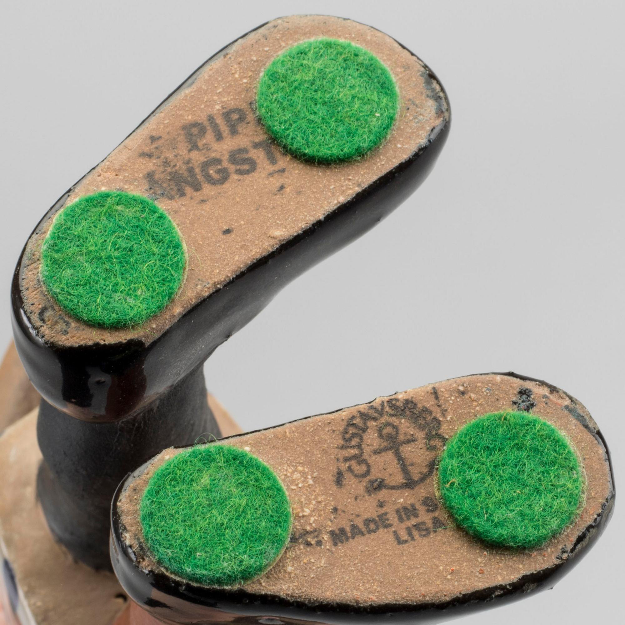 A stoneware figurine by Lisa Larson, Pippi Longstocking.