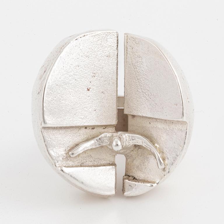 BJÖRN WECKSTRÖM, Ring, 'Ikaros', sterlingsilver. Lapponia 1971.