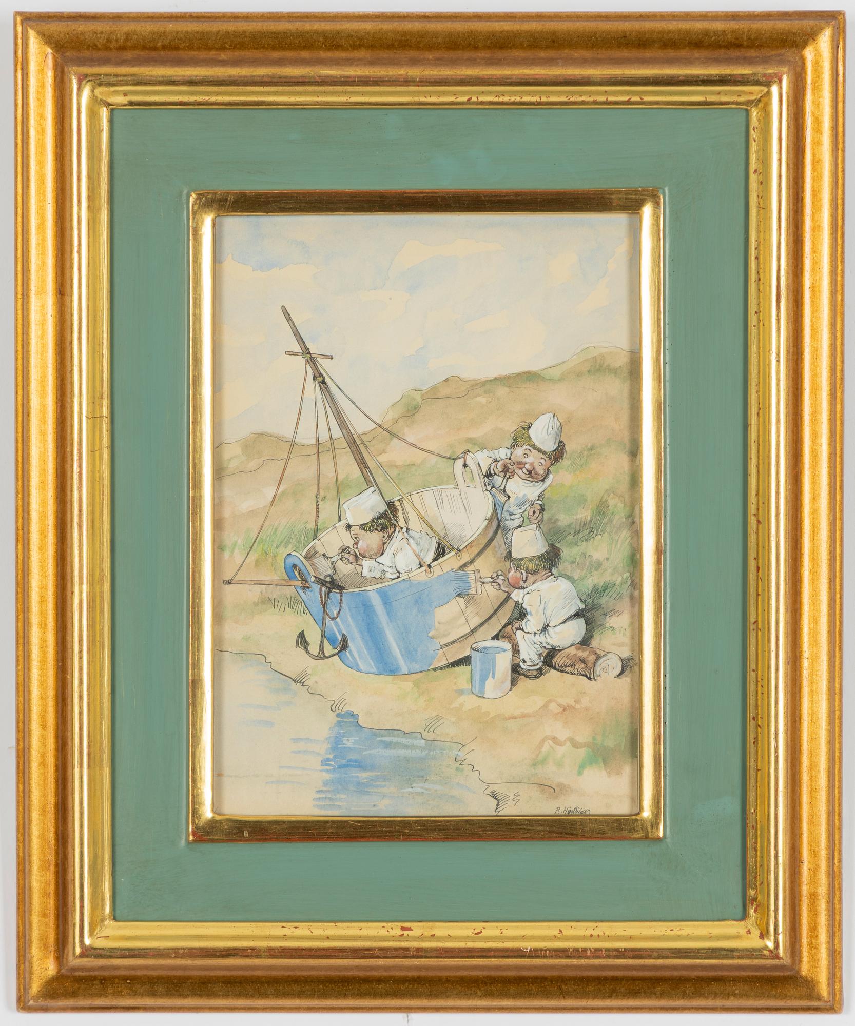 Robert Högfeldt, Båtbyggarna.