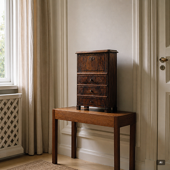 Miniature secretary, around 1900.