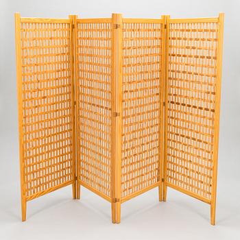 A mid-20th century 'Spåna' folding screen for Alberts Tibro.