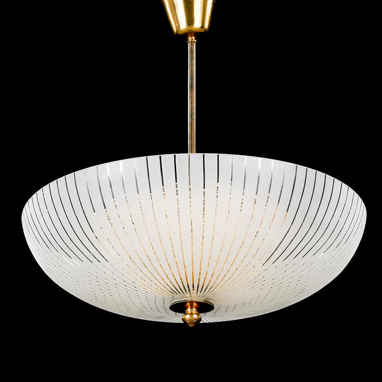 An Orrefors ceiling lamp from the 1940/50s.