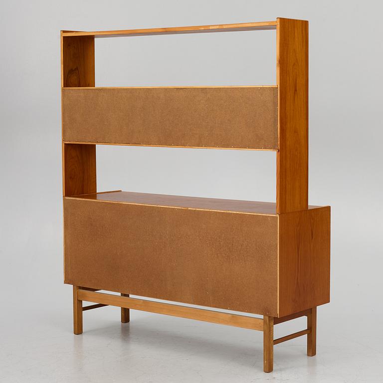 A 1960's/70's two-part bookcase.