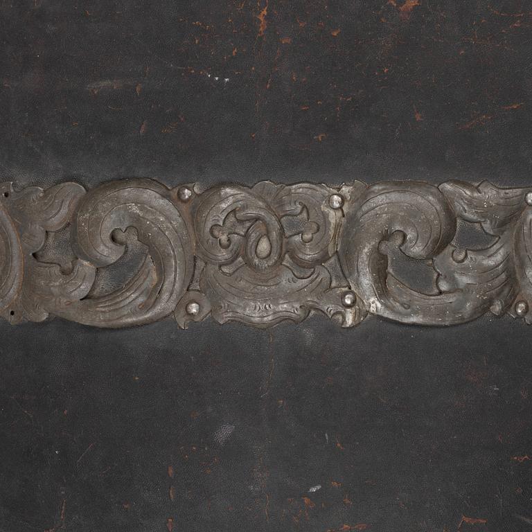 A Swedish baroque chest, circa 1700.