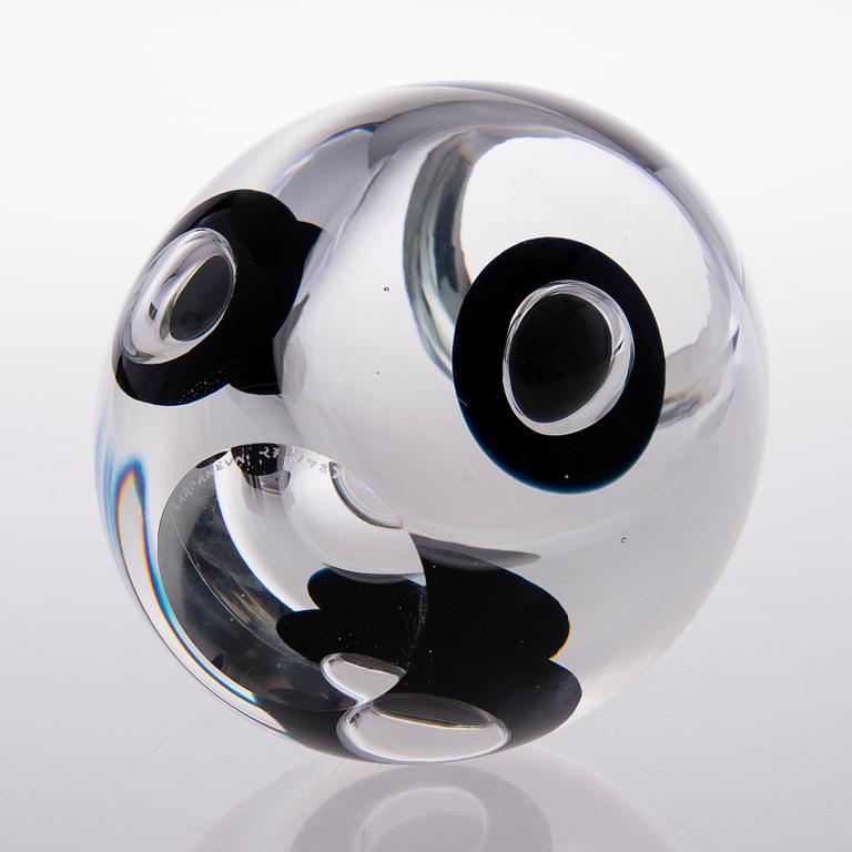 TIMO SARPANEVA, glasskulptur, "Claritas", signerad Timo Sarpaneva, 27/1987.