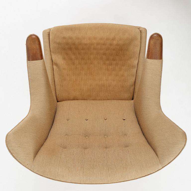 Hans J. Wegner, fåtöljer, ett par, "Bamse /Papa Bear", AP-stolen, Danmark, 1950-60-tal.