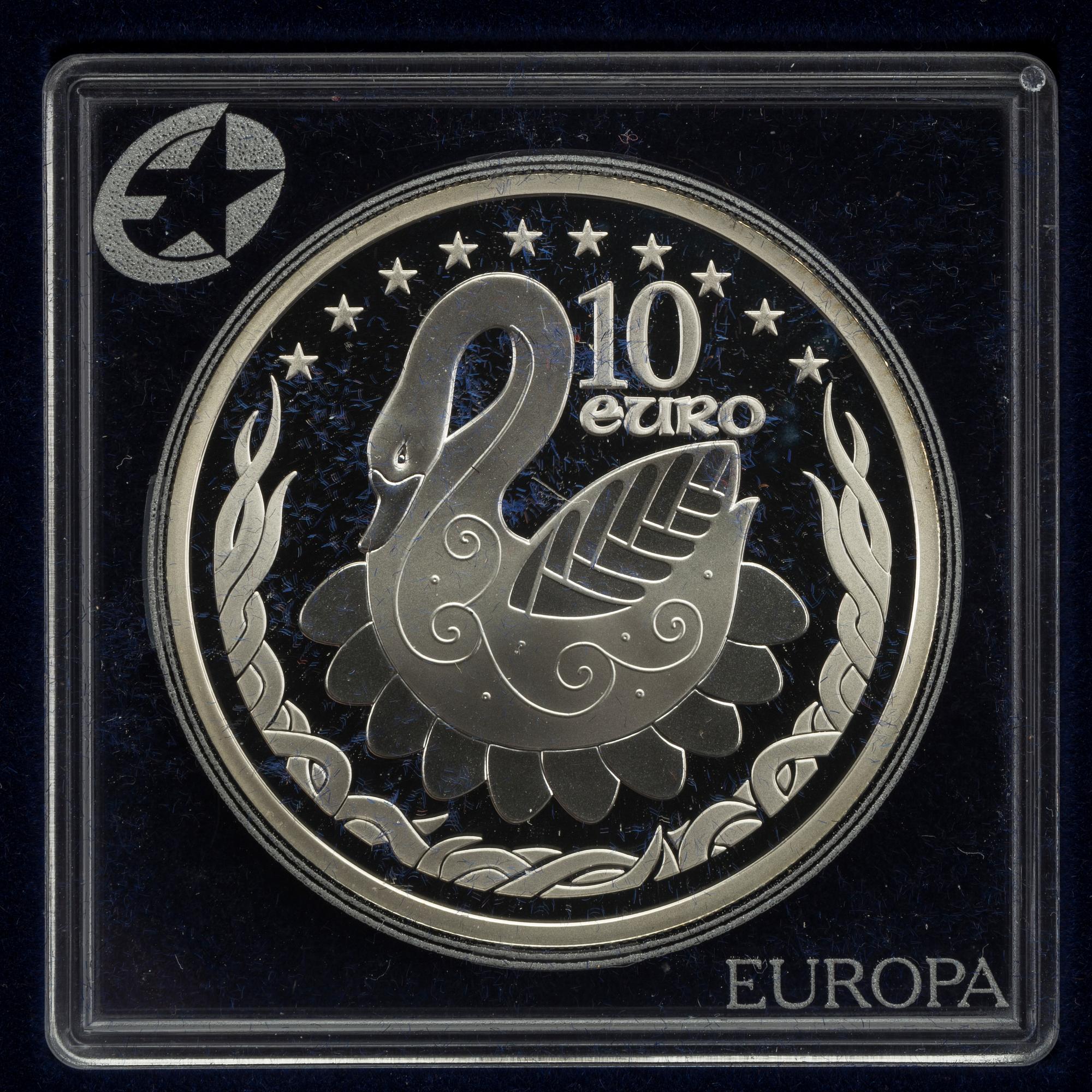 MINNESMYNT, 12, st, silver "Europa" Officiella Europamynt.