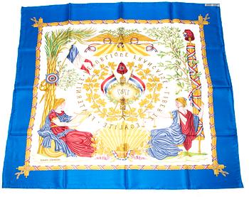 SCARF, "1789 Liberté, Égalité, Fraternité", Hermès.
