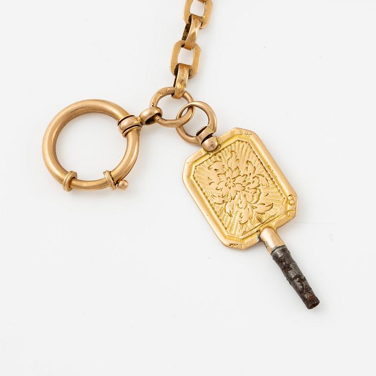 A gold pocketwatch by P. Ramstesdt (watchmaker in Stockholm 1782-1801), 1786.