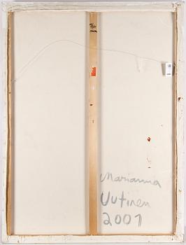 MARIANNA UUTINEN, acrylic on canvas, signed and dated 2001 on verso.