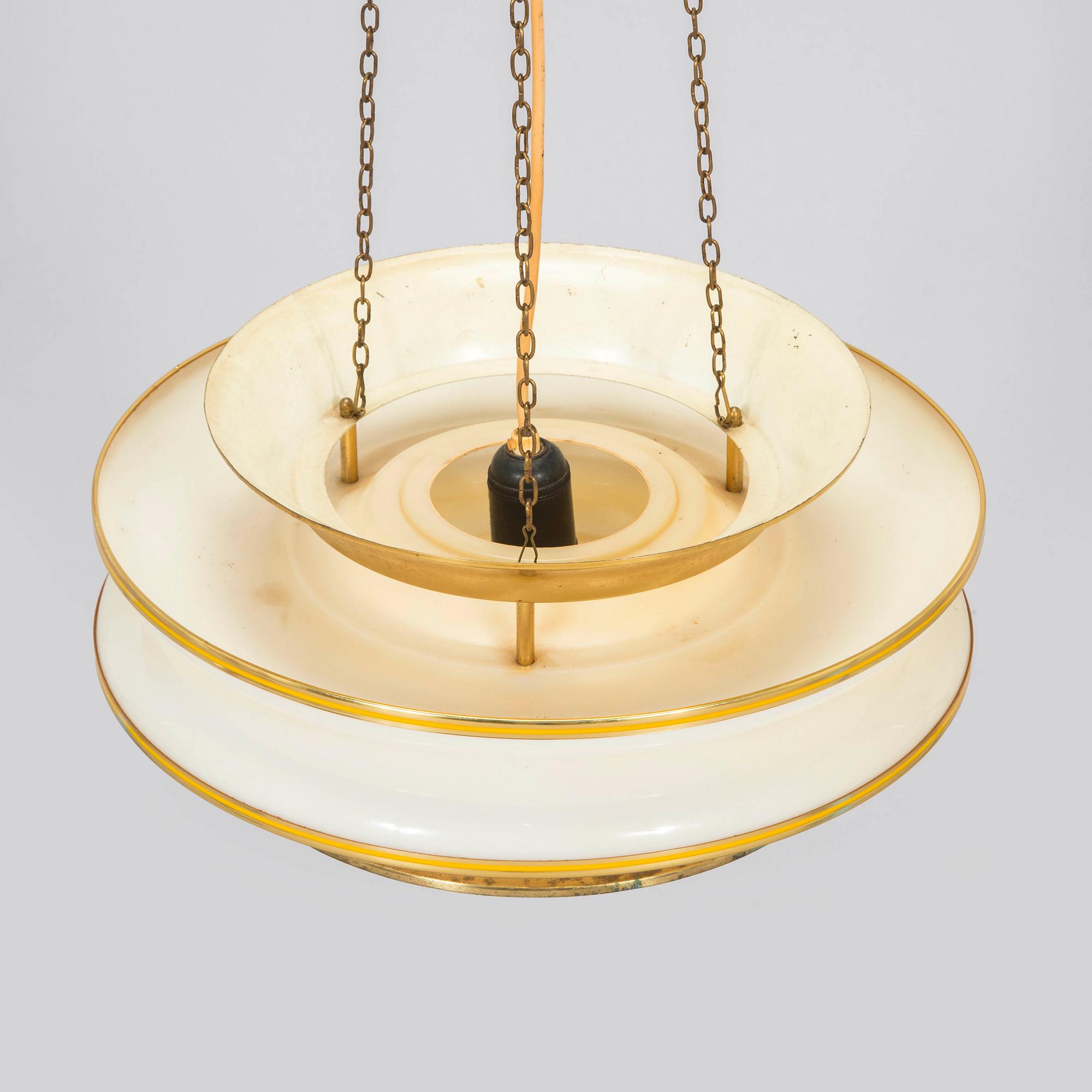 Kai Finnmark, a 1970's pendant light for Lynx.