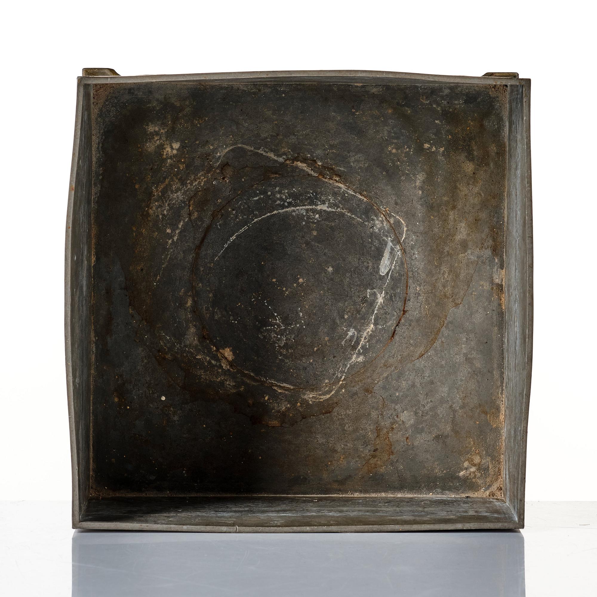Nils Fougstedt, a pewter jardiniere, Svenskt Tenn, Stockholm, Sweden 1928.
